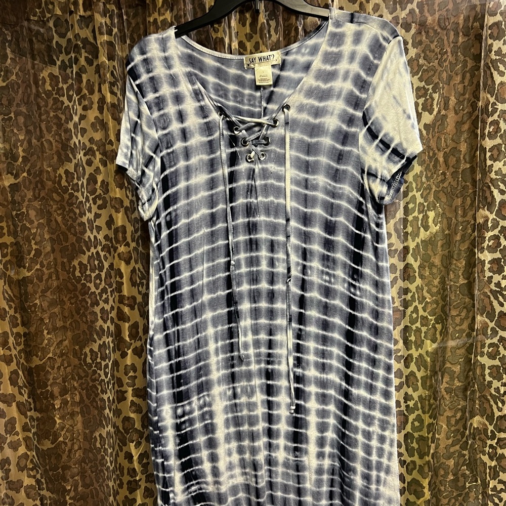 Tye dye T-shirt dress